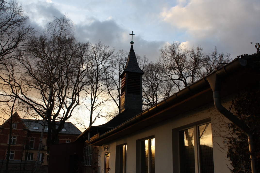 Albertusheim am Abend