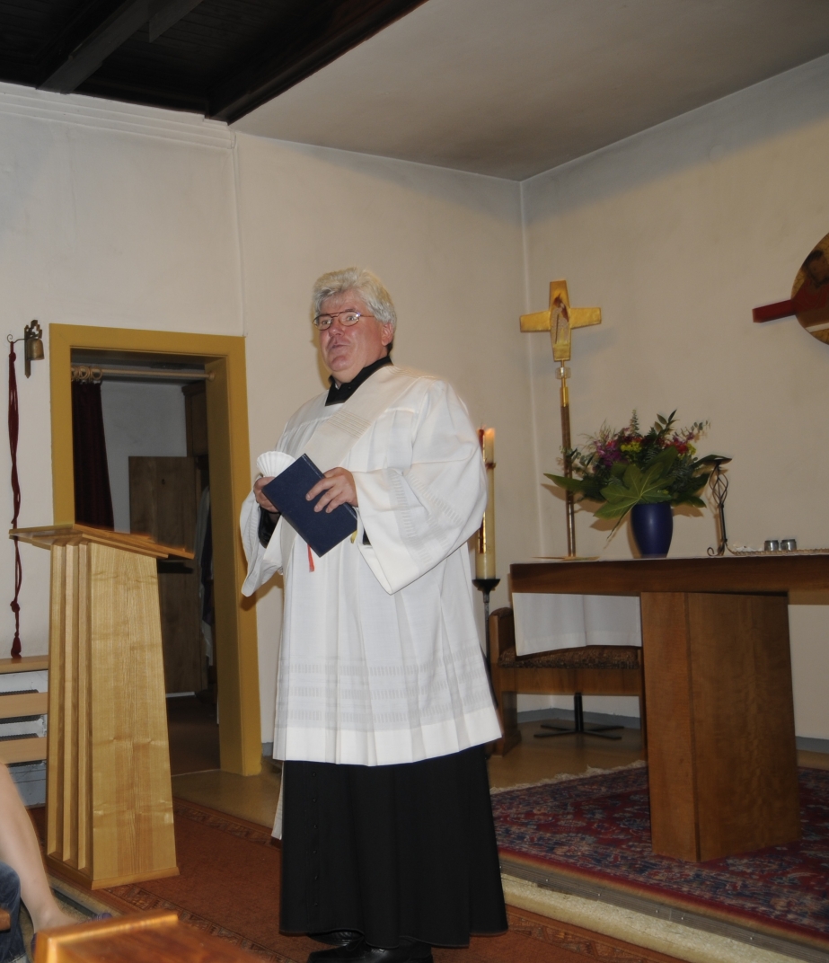 Andacht in der Kapelle